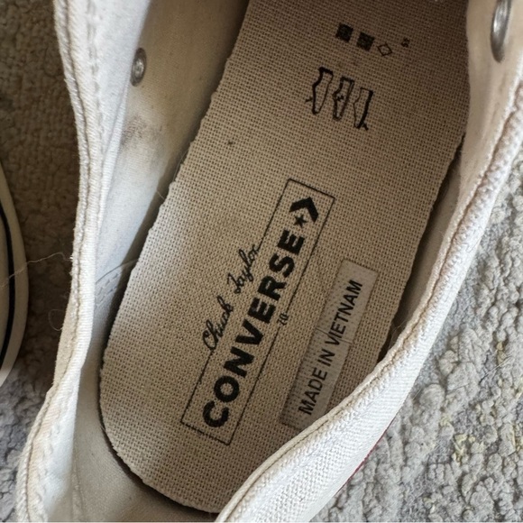 Converse Chuck Taylor sneakers All Star 70S OX White First String rare 10.5 - Picture 8 of 13